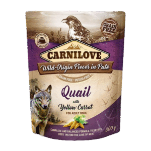 Carnilove Quail with Yellow Carrot Wet Dog Food - 300g