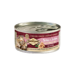 Carnilove Turkey & Salmon Wet Cat Food for Kittens - 100g
