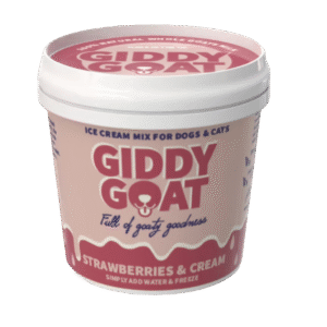 Giddy Goat Ice Cream Mix - Strawberries And Cream