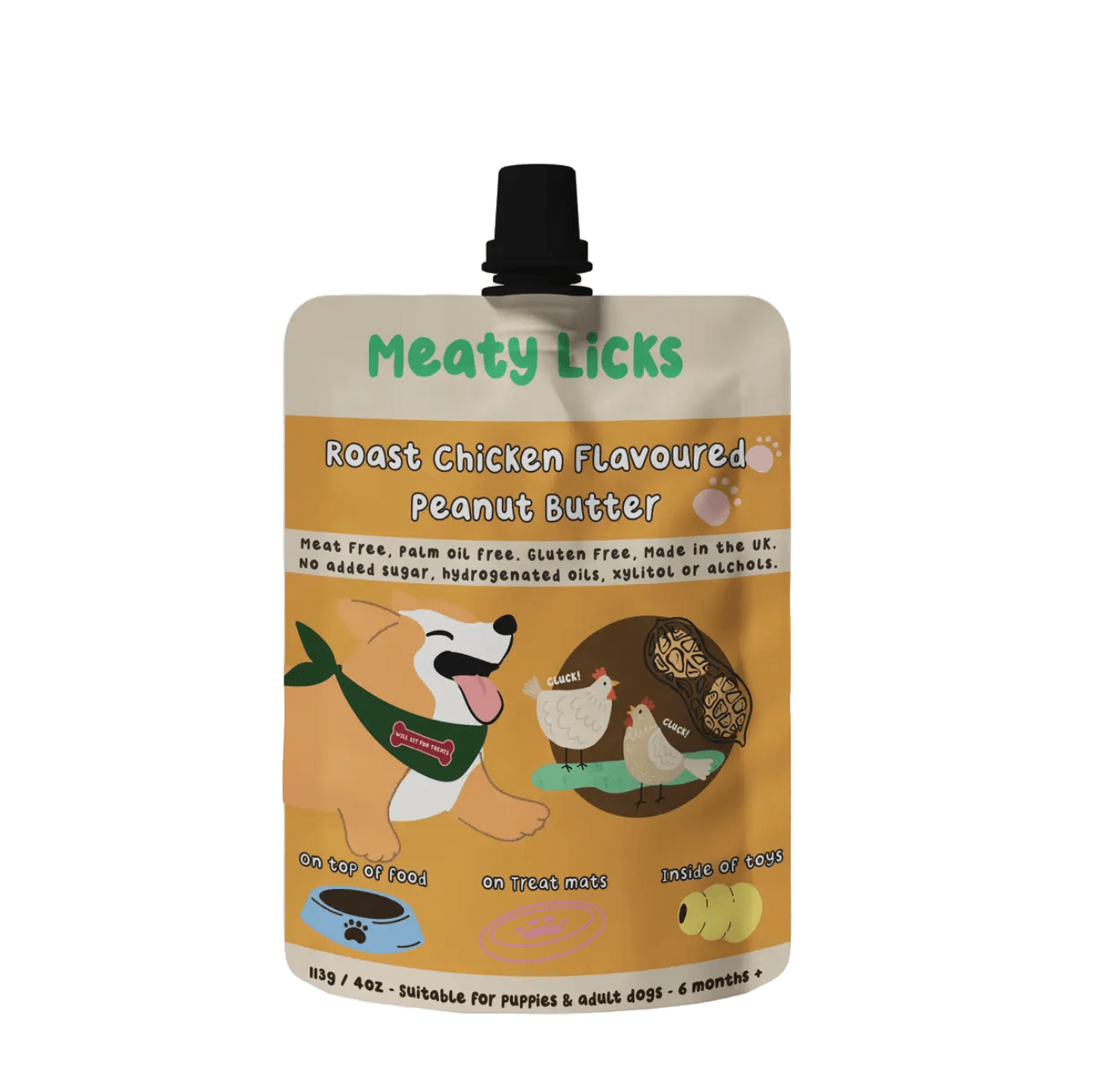 Roast Chicken Flavoured Peanut Butter Pouch