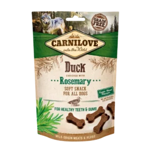 Carnilove Duck enriched with Rosemary Soft Dog Treats – 200g