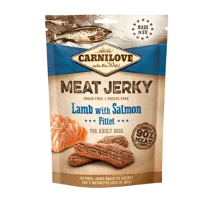 Carnilove Lamb with Salmon bar Meat Jerky Dog Treat Grain-free - 100g